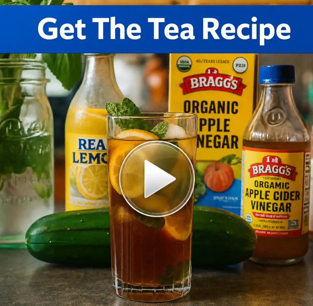 Glass of iced tea with lemon and mint for a Costa Rican tea recipe story